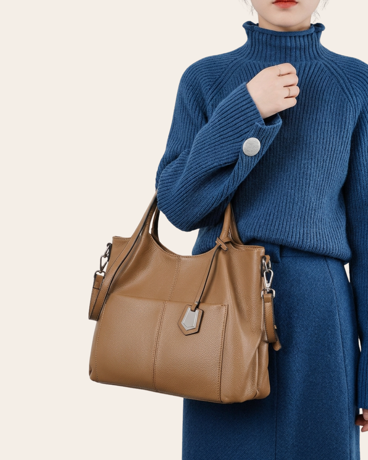 Carry bag, alternate colourway, on-body view 2