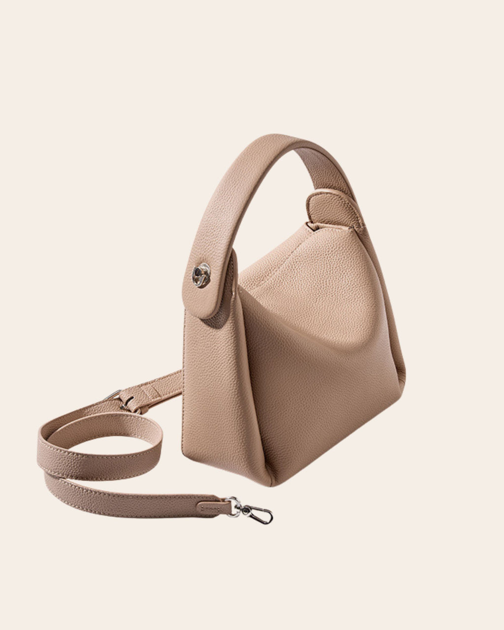 Embrace bag, on-body view