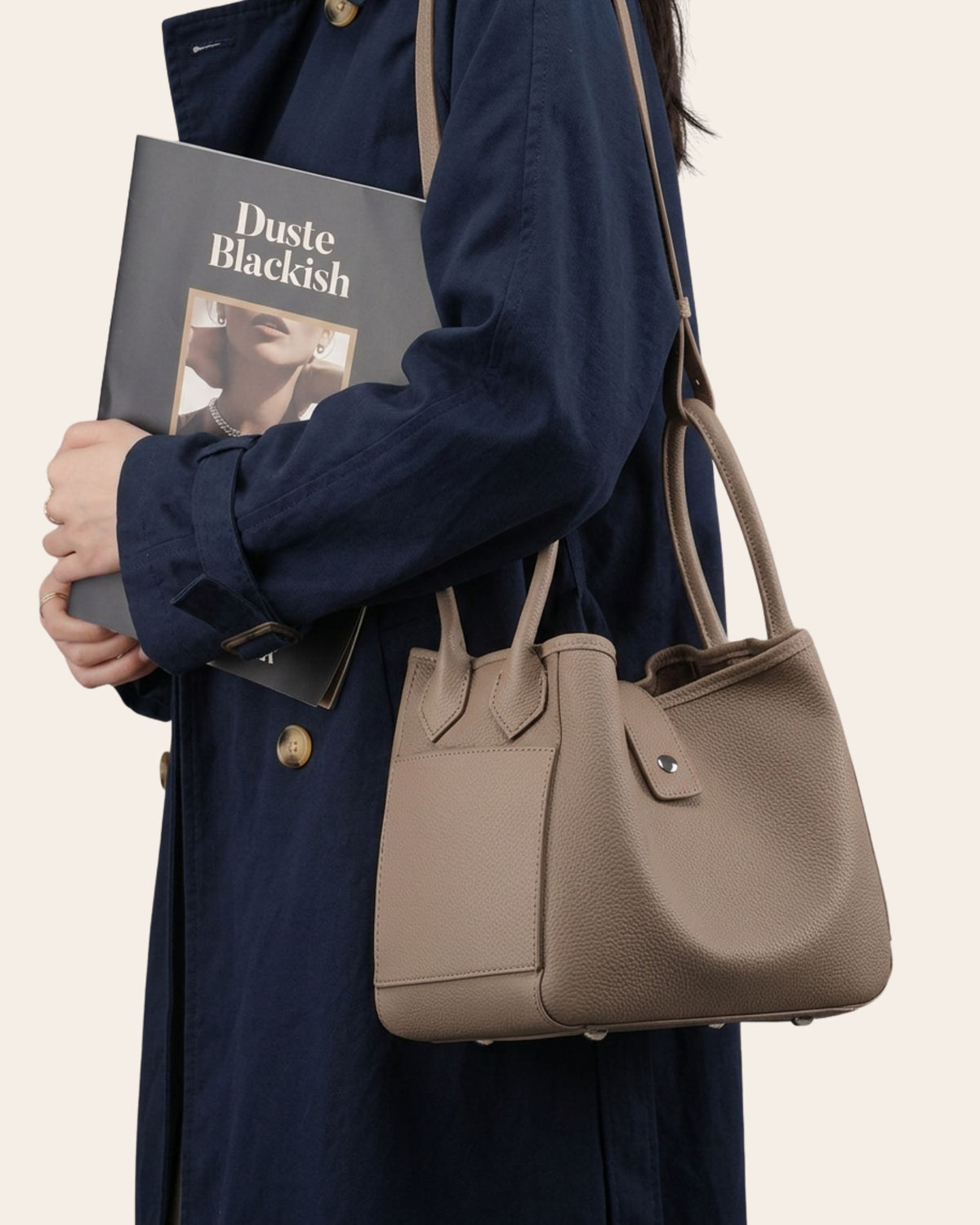 Haven bag, on-body view