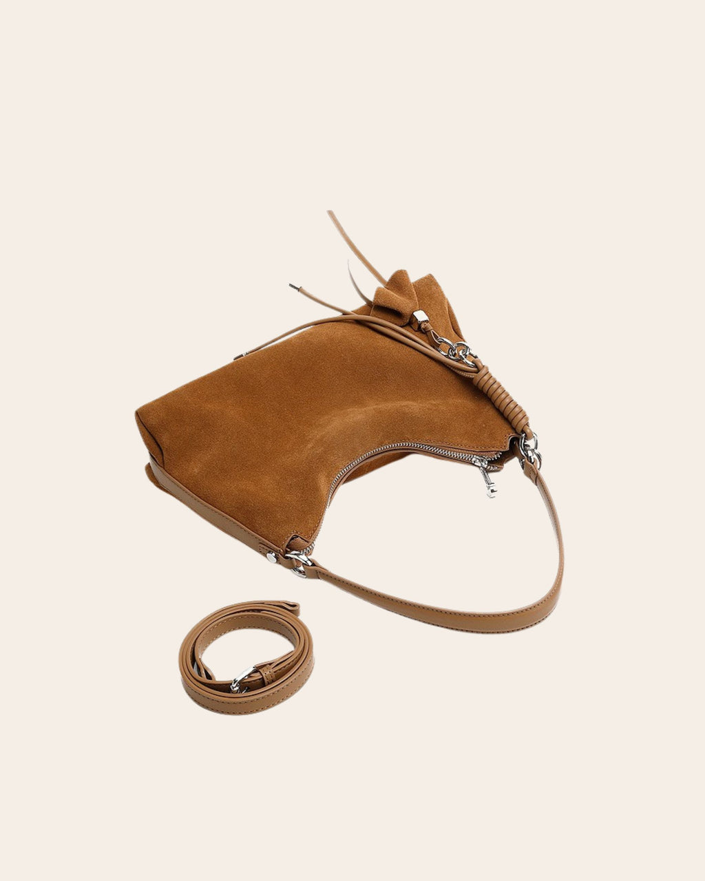 Hearth bag, angled view